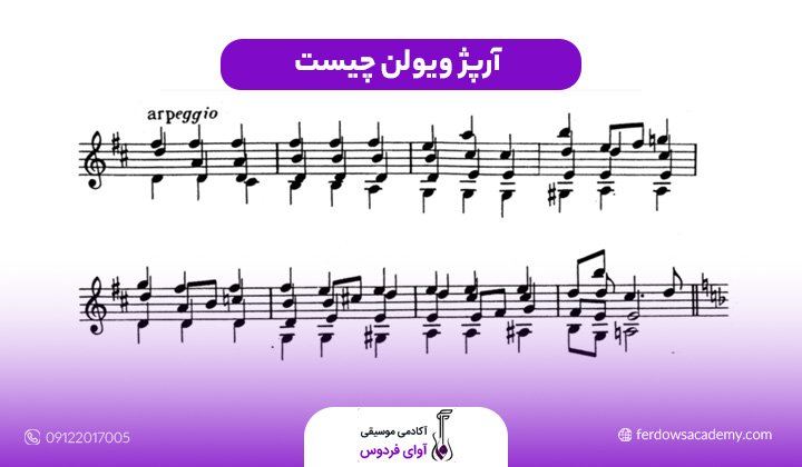 آرپژ ویولن چیست
