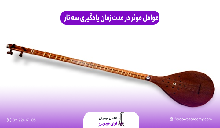 عوامل موثر در مدت زمان یادگیری سه تار