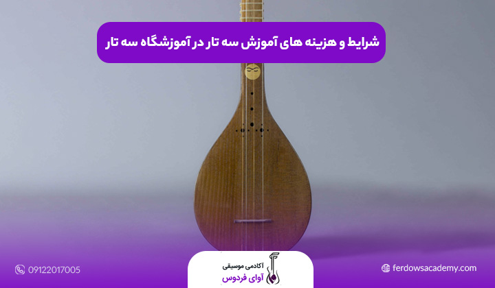 شرایط و هزینه های آموزش سه تار در آموزشگاه سه تار