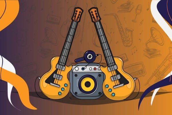 guitar-amp-headphones-graphic-art-1